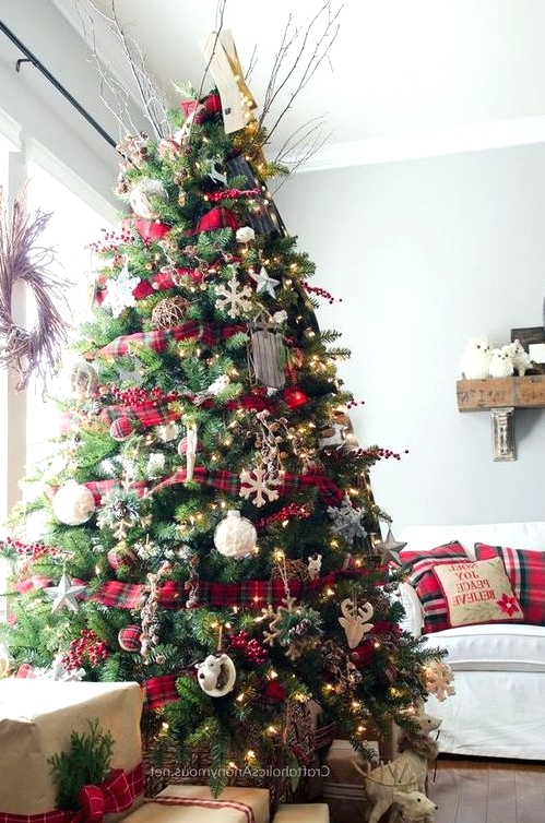 66 Cozy Plaid Décor Concepts For Christmas