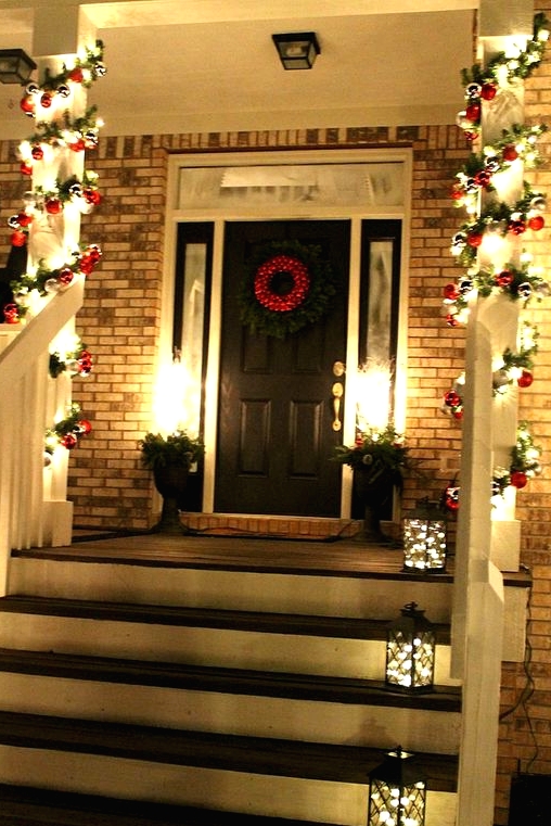 53 Tremendous Cool Outside Décor Concepts With Christmas Lights