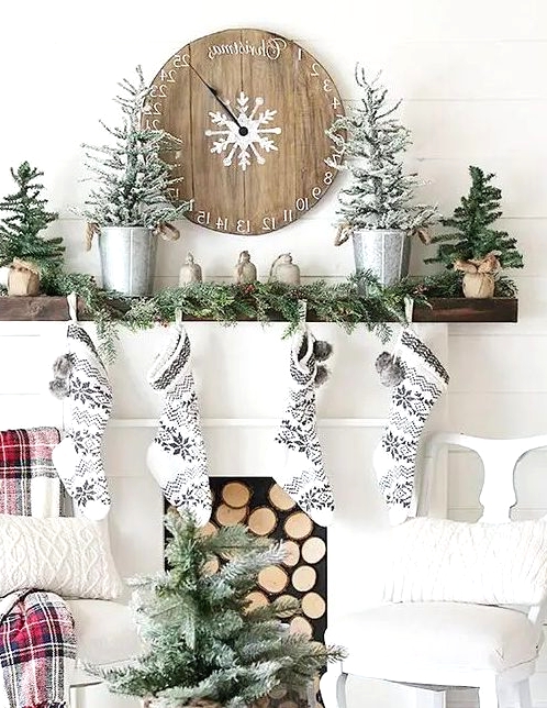 75 Inspiring Christmas Mantel Decor Concepts