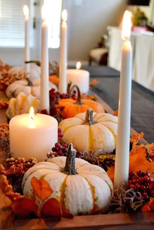 55 Superior Thanksgiving Centerpieces - DigsDigs