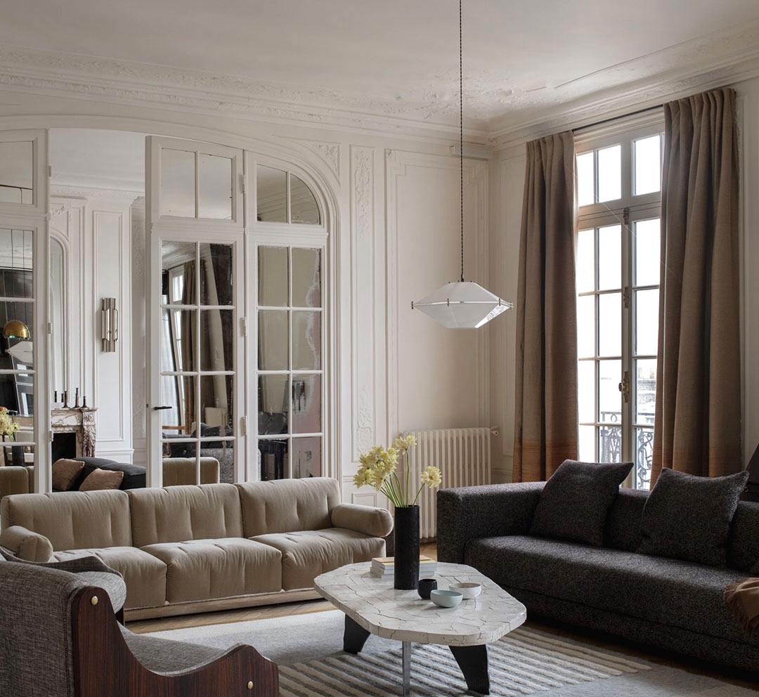 Artwork of Parisian inside: magnificent house by Sandra Benhamou