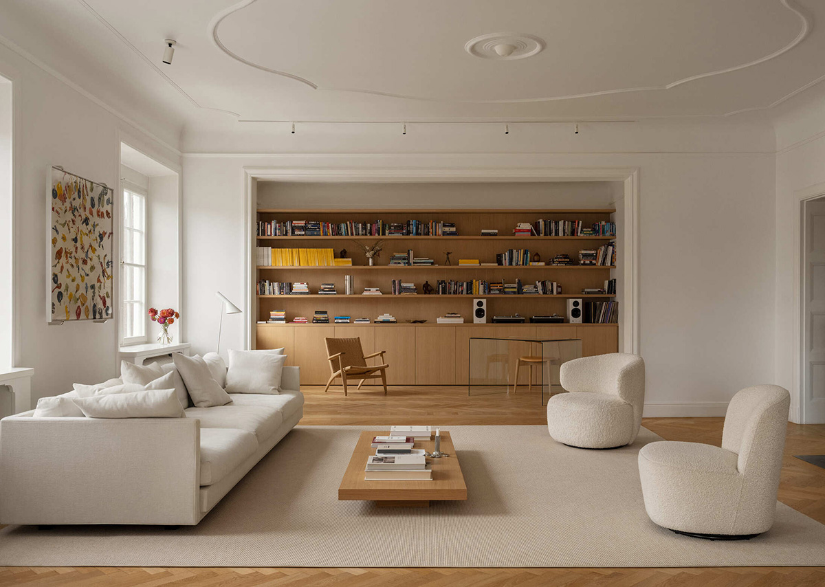 Contemporary Stockholm Apartment by Designer with Italian Heritage