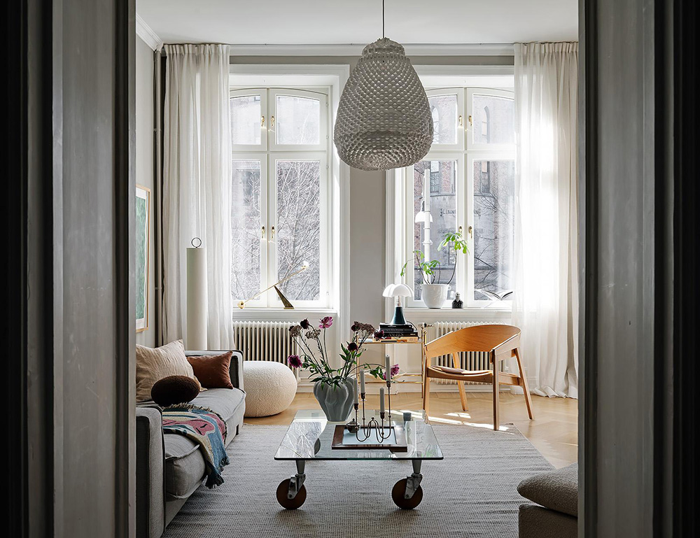 Cozy grey apartment in Goteborg (93 sqm)