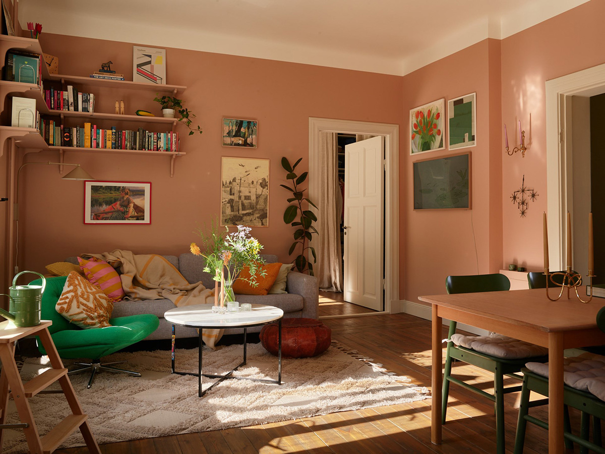 Stunning Nature-Inspired Scandinavian Apartment (72 sqm)