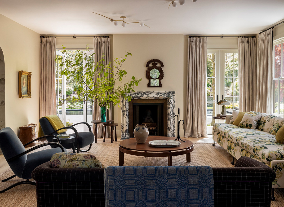 Floral Designs in Every Room: Charming Cottage on Long Island