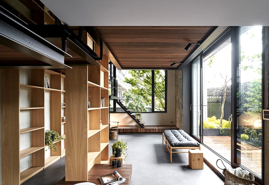 Award Winning Home Interior With Suspended Bedrooms