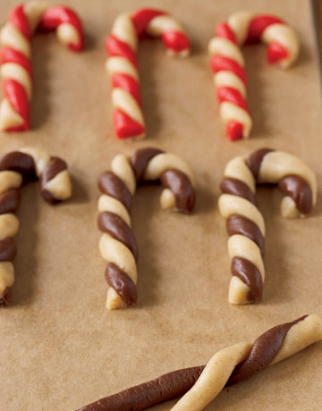 Old Fashioned Candy Cane Cookies