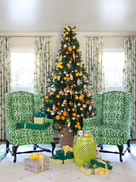 Christmas Tree Design in Livingroom