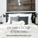 DIY Barn Door Headboard