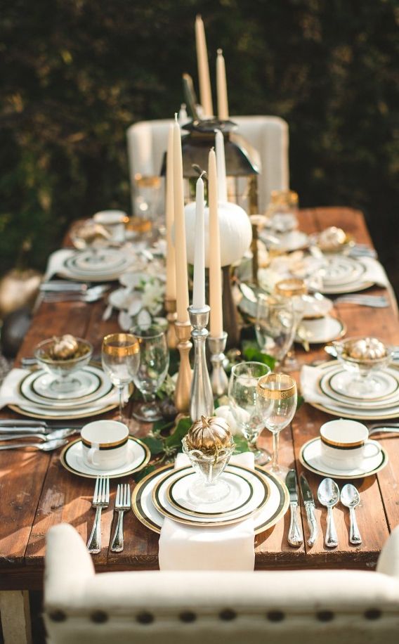 Elegant Thanksgiving Table Decor