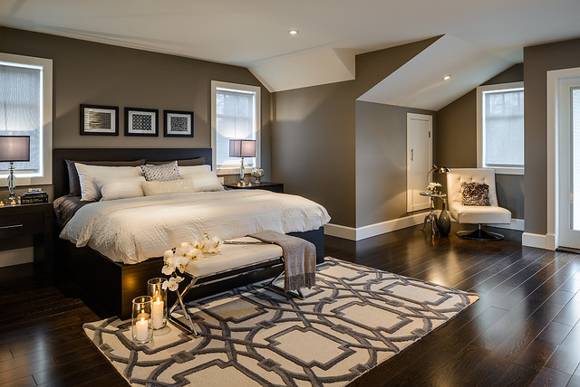Elegant contemporary bedroom design