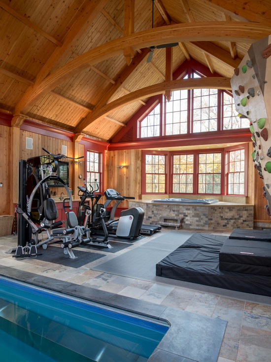 Home Gym Idea with Pool