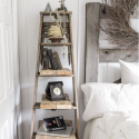 DIY Stepladder Side Table