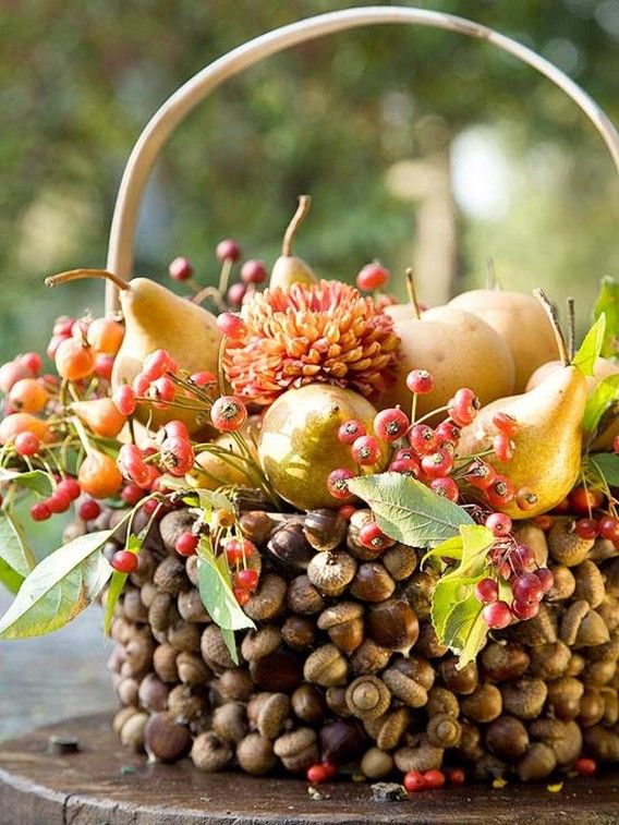 Thanksgiving Center Piece Basket