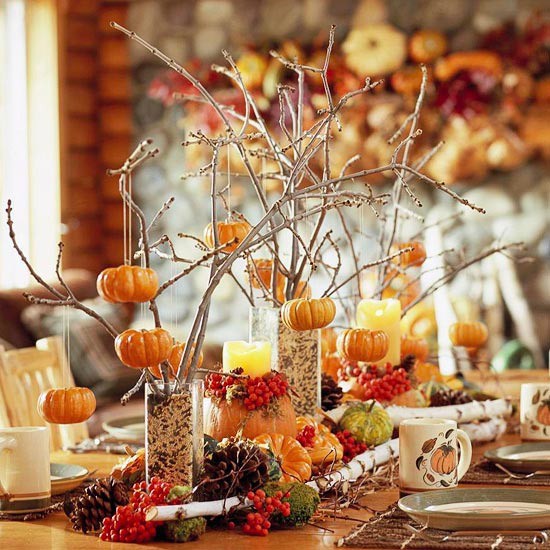 Thanksgiving holiday Table Decor